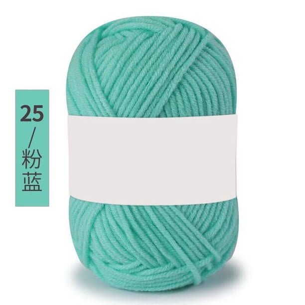 XmhyTop-A Hilo de algodón de leche de 200 g, tejido grueso, suave, cálido y voluminoso, ideal para tejer a mano, suéteres, gorros, bufandas y proyectos de bricolaje. Y25