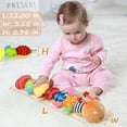 thumbnail image 6 of INvench Baby Toys 6-12 Months,Musical Caterpillar Toy Crinkle Rattle Soft Educational Toy Sensory Toys for Toddlers, 6 of 10