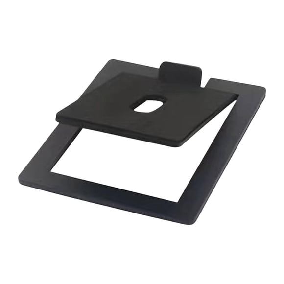 Soporte para altavoz de escritorio, resistente, para el hogar, con inclinación de 16 grados y resonancia indeseable. Negro