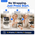 thumbnail image 3 of Alphamed No Wrap Upper Arm Blood Pressure Monitor with Bluetooth Digital One Button Automatic Barrel BP Monitor for Seniors Home Use, 3 of 9