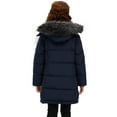thumbnail image 5 of ZSHOW Girl's Recycled Winter Jacket Insulated Winter Coat Windproof Puffer Jacket Navy 8, 5 of 10