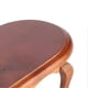 thumbnail image 3 of Dollhouse Miniature Table European Retro Small Exquisite Good Texture 1:12 Mini Dollhouse Furniture for Kids DecorationWalnut Color, 3 of 4