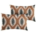 thumbnail image 3 of Sorra Home  Hayden Sunstone Indoor/Outdoor Knife Edge Lumbar Pillows (Set of 2) 18 x 12 x 6 - Hayden Sunstone, 3 of 5