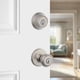 thumbnail image 2 of Perilla de entrada de níquel satinado Kwikset Tylo para cerradura de puerta con cerrojo, 2 of 4