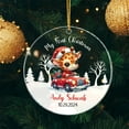 thumbnail image 3 of Personalized My First Christmas Ornaments, Customized Name/Birthday Baby Giraffe Ornament Gift for Thanksgiving Christmas 2025, Baby's First Xmas Ornaments, Cute Giraffe Xmas Keepsake Ornament Gifts, 3 of 5