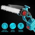 thumbnail image 5 of 2-in-1 Cordless Pole Saw & 8 Inch Mini Chainsaw with Carrying Bag, 2×21V 3000mAh Rechargeable Batteries, Lightweight (7.3 lbs), 14FT Max Reach Electric Pole Saw for Tree Trimming, Branch Cutter, 5 of 10