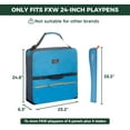 thumbnail image 3 of FXW Specialized Dog Playpen Storage Bag (Not Suitable for Other Brands), Fits 24" H 8 Panels and 9 Stakes, Designed for RV Trips│Patent Pending, 3 of 5