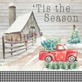 thumbnail image 2 of Pinto, Patricia 26x26 White Modern Wood Framed Museum Art Print Titled - Believe in Holiday Magic IV, 2 of 4