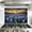 Color 4, variant on Kitchen Backsplash Peel and Stick Wall Murals Lonhorn Bluebonnet Field Texas Farm Texas Longhorn Removable Mural 35.4"W x 23.6"H, Oil Proof Vinyl Wallpaper for Fireplace & Behind Stove