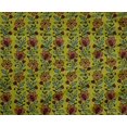 thumbnail image 4 of oneOone Polyester Lycra Fabric Leaves & Floral Block Print Fabric BTY 56 Inch Wide, 4 of 4
