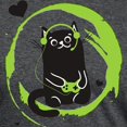 thumbnail image 3 of CafePress - Gamer Cat Men's Deluxe T Shirt - Mens Tri-blend T-Shirt, 3 of 4