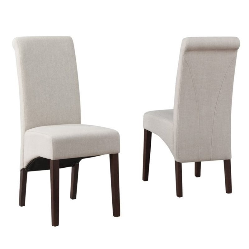 Simpli Home Avalon Deluxe Parson Dining Chair (Set of 2)