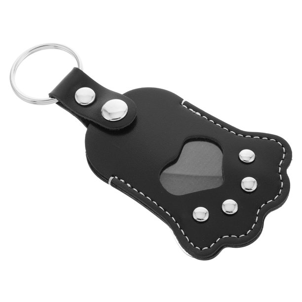unbranded Llavero Decorativo En PU Con Huella De Negro Para Uso Diario En Casa Y Oficina