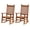 2 Brown, variant on BplusZ Child Porch Rocker Paint Wood Indoor Rocking Chair, Red