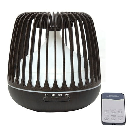 

Mini Humidifiers Aroma Diffuser Humidifiers 500ml Birdcage Shape Ultrasonic Essential Oil Diffusers 5 Timer Setting 2 Mist Modes and 7 Colors LED Auto Off