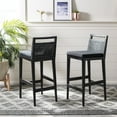 thumbnail image 2 of SAFAVIEH Darin Bar Stool Black / Black, 2 of 7
