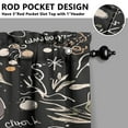 thumbnail image 3 of Vintage Kitchen Food Cooking Chef Tier Cafe Curtains for Bathroom Living RV Rod Pocket Window Drapes 36 Inch 2 Panels Set 28"x36" 2 Panels Window Treatment Tiers, 3 of 4