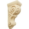 Ekena Millwork 5"W x 7"D x 14"H Large Traditional Acanthus Corbel, Maple