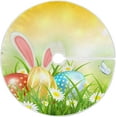 thumbnail image 1 of FMSHPON Easter Eggs Flowers Bunny Rabbits Butterfly Xmas Christmas Tree Skirt Stand Mat for Holiday Party Decoration Indoor Outdoor 36 inches, 1 of 6