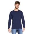 thumbnail image 1 of Playera Para Hombre Casual Manga Larga Color Marino Con Franja Casual 770212 azul marino EG Incógnita 770212, 1 of 5