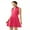 Pink, variant on Golf Tennis Dresses, Women Athletic Dress with Separate Shorts, V Neck Sleeveless Workout Dresses Solid Color S