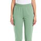 thumbnail image 4 of Amzcrzy Pantalones Médicos Para Mujer: Corte Holgado, 3 Bolsillos, Tiro Natural, Bajo Cónico, Color Liso, Cintura Elástica Y Pierna Recta. Diseñados Para Comodidad Profesional, Tallas S-2Xl Verde, 4 of 4