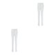 thumbnail image 1 of Eigraketly Pantalones transparentes de malla Leggings de rejilla recortados de verano de moda para fiesta de vacaciones blanco Blanco 2piezas, 1 of 1