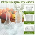 thumbnail image 4 of 36 Glass Bud Vase Set Small Vases For Flowers Clear Bud Vases For Centerpieces Flower Vases In Bulk For Rustic Wedding Decorations Vintage Look Home Table Decor, 4 of 8