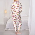thumbnail image 6 of Goofa Dachshund Dog Puppy Printed Women’s 2 Piece Pajama Set Super,Pajamas Women's Long Sleeve Sleepwear Soft Button Down Loungewear Pjs Lounge Set Nightwear-, 6 of 9