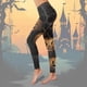 thumbnail image 3 of Gibobby Running Pantalones deportivos Yoga Leggings cintura alta con estampado Halloween para mujer, pantalones de yoga, correr, Fitness diario（Negro， S), 3 of 4