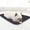 Dark Gray, variant on Dog Bed, Washable Dog Bed Deluxe Plush Dog Crate Beds Comfy Kennel Pad Anti-Slip Pet Sleeping Mat for Large, Medium, Small Dogs Breeds, 17.7" x 13.8", Coffee
