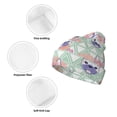 thumbnail image 3 of Pofeuu Bulldog Print Beanie Hat for Men Women Knit Winter Hat Warm Cuffed Skull Beanie Slouchy Soft Unisex, 3 of 6