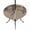 Light Brown, variant on Round Outdoor Tablecloth with Umbrella Hole and Zipper, Beige Black Branches Tablecloth with Elastic Waterproof, Botanical Dead Tree Birds Patio Table Covers for 45" - 54" Picnic Pool Tables