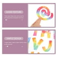 thumbnail image 3 of Feng Rainbow Colorful Alphabet Bulletin Board Cutouts, Multicolor, 3 of 6