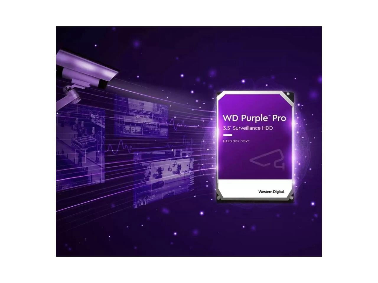WD Purple Pro WD121PURP 12 TB Hard Drive - 3.5" Internal - SATA (SATA/600) - Conventional Magnetic Recording (CMR) Method