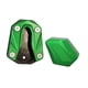 thumbnail image 4 of Componente de soporte de almohadilla de patada de motocicleta componente de montaña de montaña de pata de la cola de patada extensión de la placa de Verde, 4 of 8