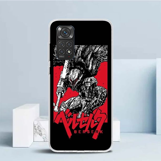 Funda suave de Anime Berserk Guts para Xiaomi Redmi Note 12, 11S, 11T, 11E, 10S, 10 Pro, funda de teléfono con estampado 11, 9S, 9T, 8, 8T, 7, 6, 5 Plus Fivean unisex