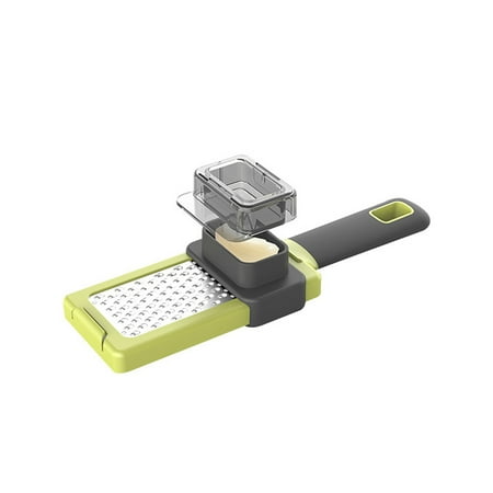 

Ginger Grater Tool Cheese Grater with Handle，Mini Grater with Container Nutmeg Grinder Kitchen Tools for Garlic Chocolate Vegetables Fruits