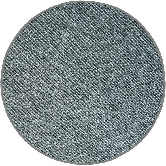 Delara Premium Handwoven 100% Jute Area Rug (6' Round), Natural Fiber Boucle Design, 0.25" Thick – Durable Rug for Living Room, Bedroom & Entryway