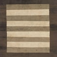 thumbnail image 1 of Ahgly Company Indoor Square Abstract Brown Abstract Area Rugs, 3' Square, 1 of 6