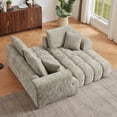 thumbnail image 3 of 108" W Modular Sectionals Sofa,Cloud Boneless Couch with Chaise,Chenille Tufted Deep Seat L Shaped Couch,Modern Compression Foam Sofa for Living Room Bedroom,No Assembly Required(Left Facing,Blue), 3 of 9