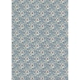 thumbnail image 1 of Ahgly Company Indoor Rectangle Patterned Blue Novelty Area Rugs, 2' x 4', 1 of 6