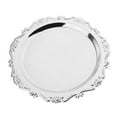 thumbnail image 1 of 7"/9"/11" Round Pastry Plate Metal Fruit - , 25cm, 1 of 8