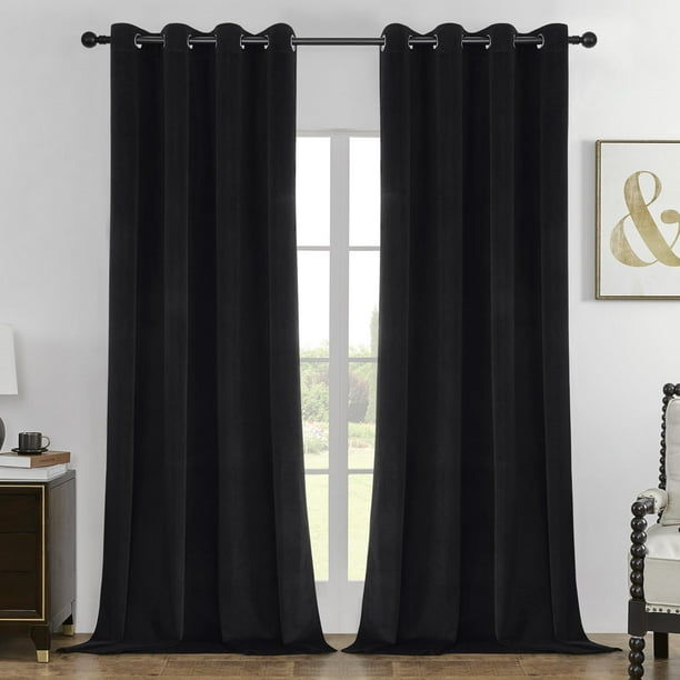 Cortinas Joydeco Blackout de Terciopelo 132x229 cm 2 Paneles