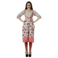 thumbnail image 3 of Moomaya Kurti Droit pour Femmes Tunique Indienne Imprimée Kurta Longue, 3 of 6