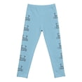 thumbnail image 5 of YAYUBA Girls' Christmas Pants Elk Print Legging Xmas Tree Casual Leggings Santa Claus Colored Lights Trousers, 5 of 6