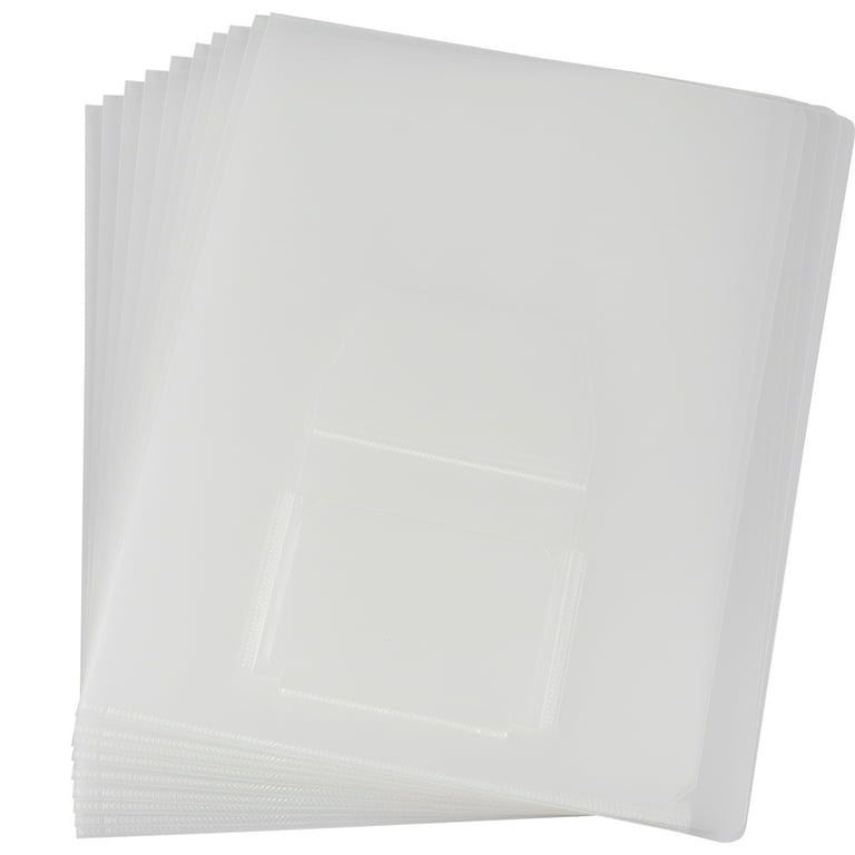 Jam Paper Plastic Sleeves 9 X 12 Clear 12/pack 2226316988 : Target