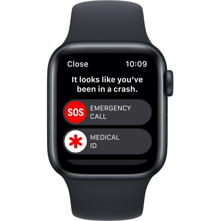 Open Box Apple Watch SE 2nd Gen GPS 40mm Midnight Aluminum Case with Midnight Sport Band M L Walmart