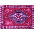 thumbnail image 1 of Ahgly Company Indoor Rectangle Persian Pink Traditional Area Rugs, 7' x 10', 1 of 4
