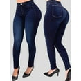 thumbnail image 4 of Sexy Women Casual Jeans Skinny Lift Butt Leggings Bodycon High Waist Denim Pants Push Up Hip Pencil Lift Jeans Women High Street, 4 of 5